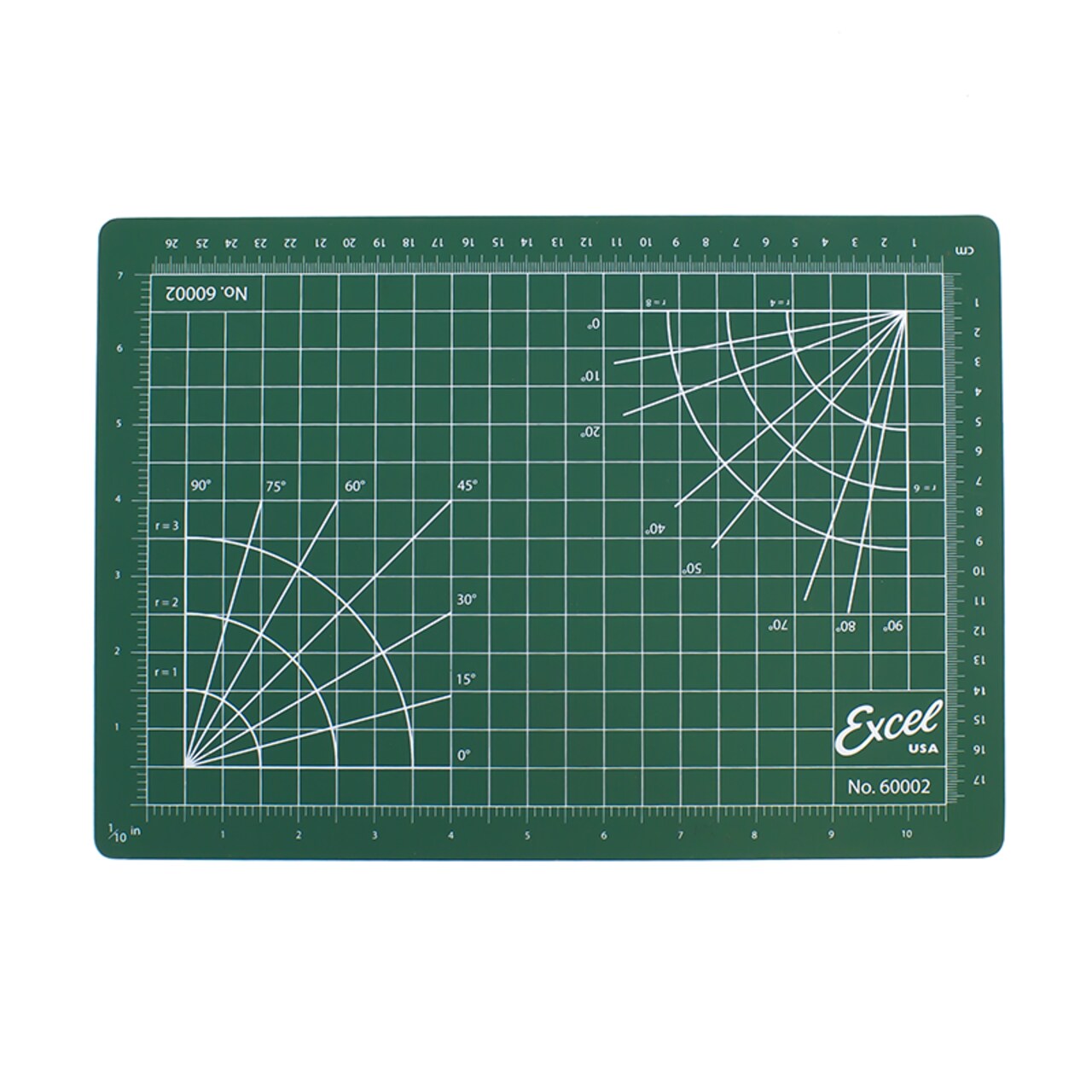 Excel Blades 8.5" x 12" Self-Healing Cutting Mat, PVC, Grid Pattern, Multi-Color Options